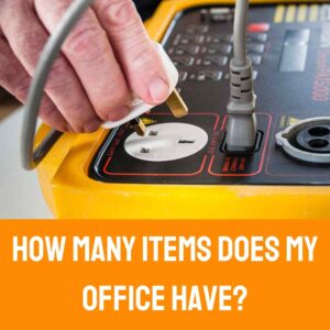 HOW MANY ITEMS DOES MY OFFICE HAVE_